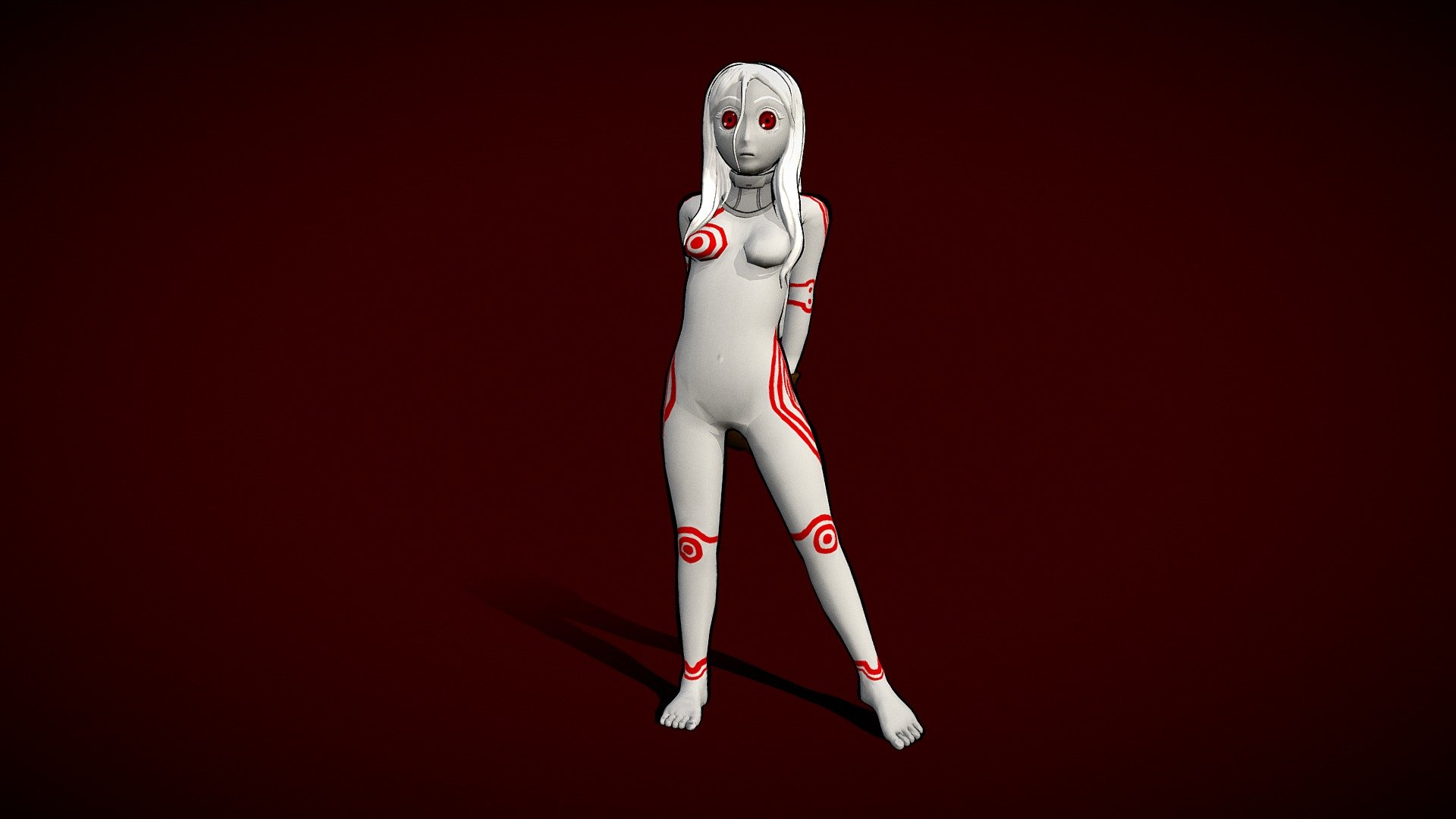 Shiro, Deadman wonderland - 3D model by irenevicente [c74e7c6] - Sketchfab