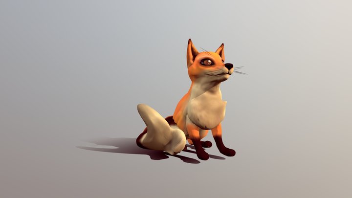 Fox Model 3D Model