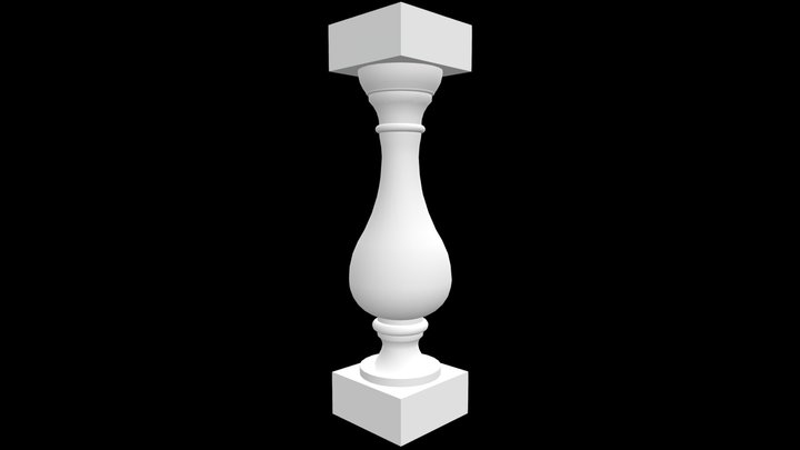 Балясина ФЛОРЕНЦИЯ 3D Model