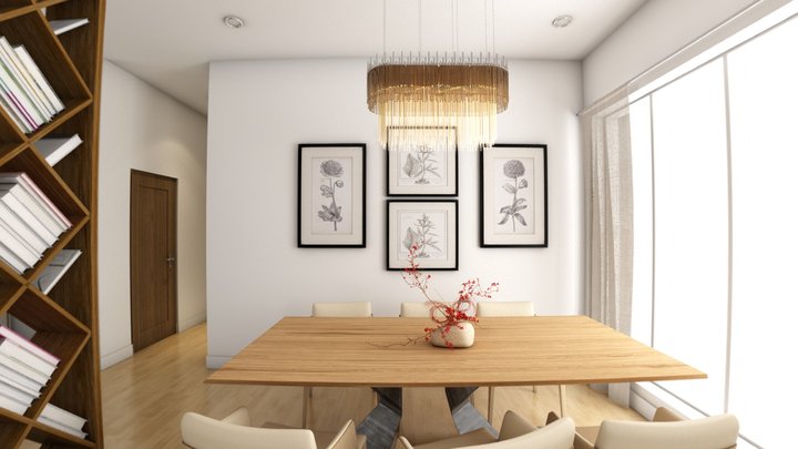 Dining Room After Changes 3D Model