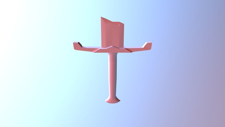 Sword Hilt (broken Weapon) 3D Model