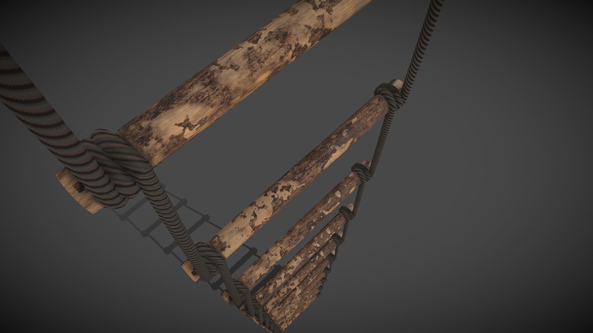 Ladder wooden rope-13MB - Download Free 3D model by Mehdi Shahsavan ...