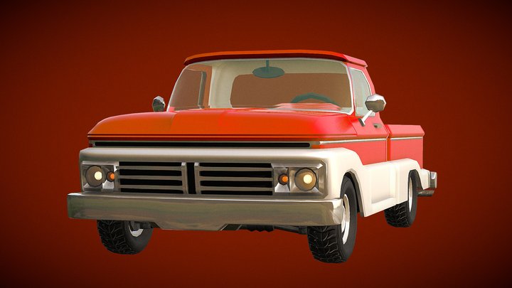 Old Vintage Truck 2 (2025 Model) 3D Model