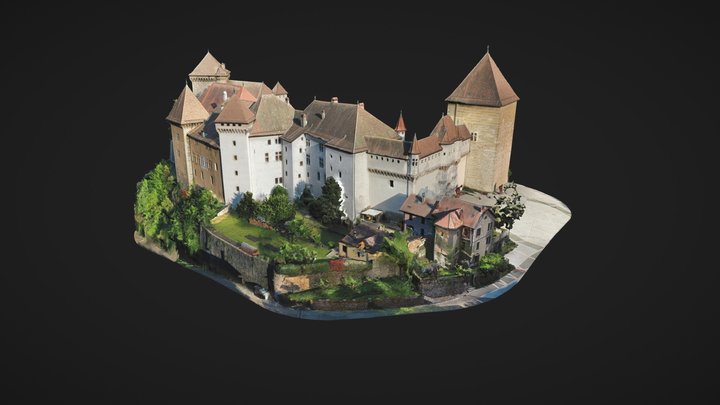 Château d'Annecy 3D Model