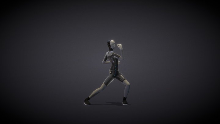 A&M: Industrial 04 (150 bpm) - dance animation 3D Model