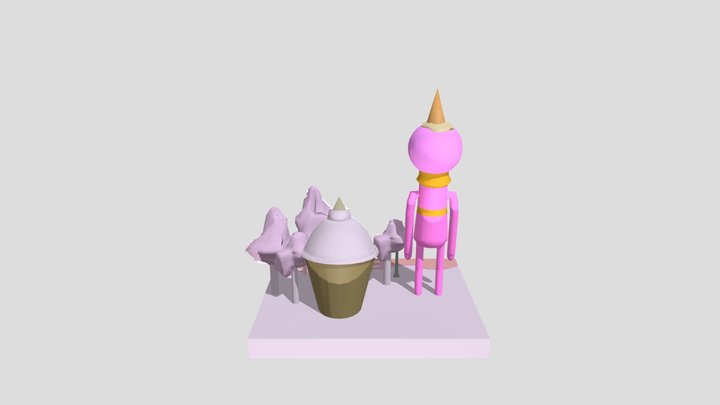 Maya Final For Sketchfab 3D Model