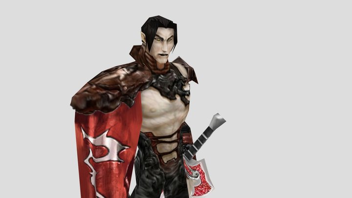 [Papercraft preview] Soul Reaver1 Lt. Raziel 3D Model