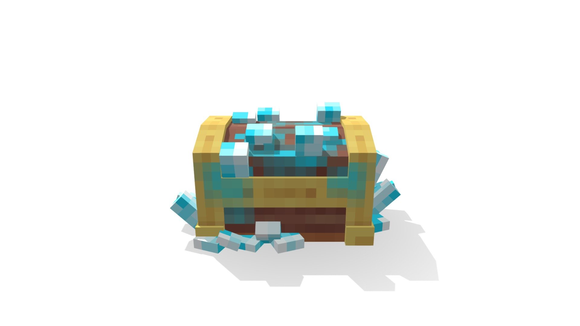 Frozen Chest 3D model by Striga (krasnave) [c7551a1] Sketchfab