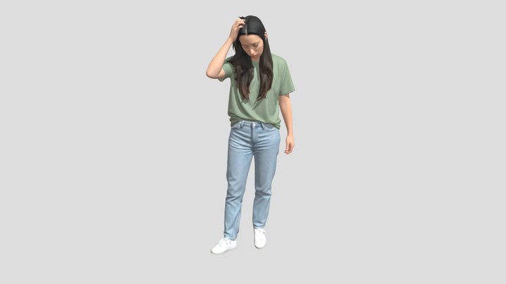Contemplative Moment – Kostenloses 3D-Modell STL