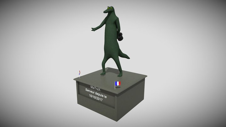 Statue MaTraX 3D Model