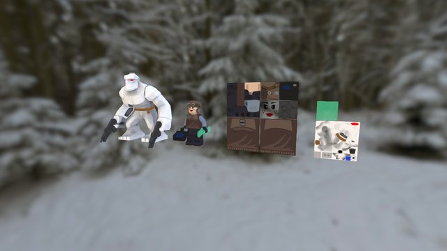 Timesplitter LEGO 3D Model