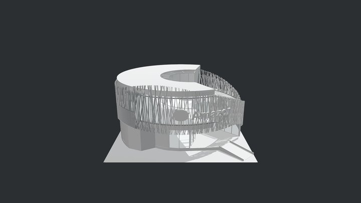 Amazon Cafe 3D Model