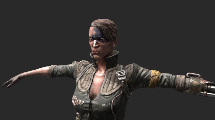 Pod Racer Pilot 3D Model