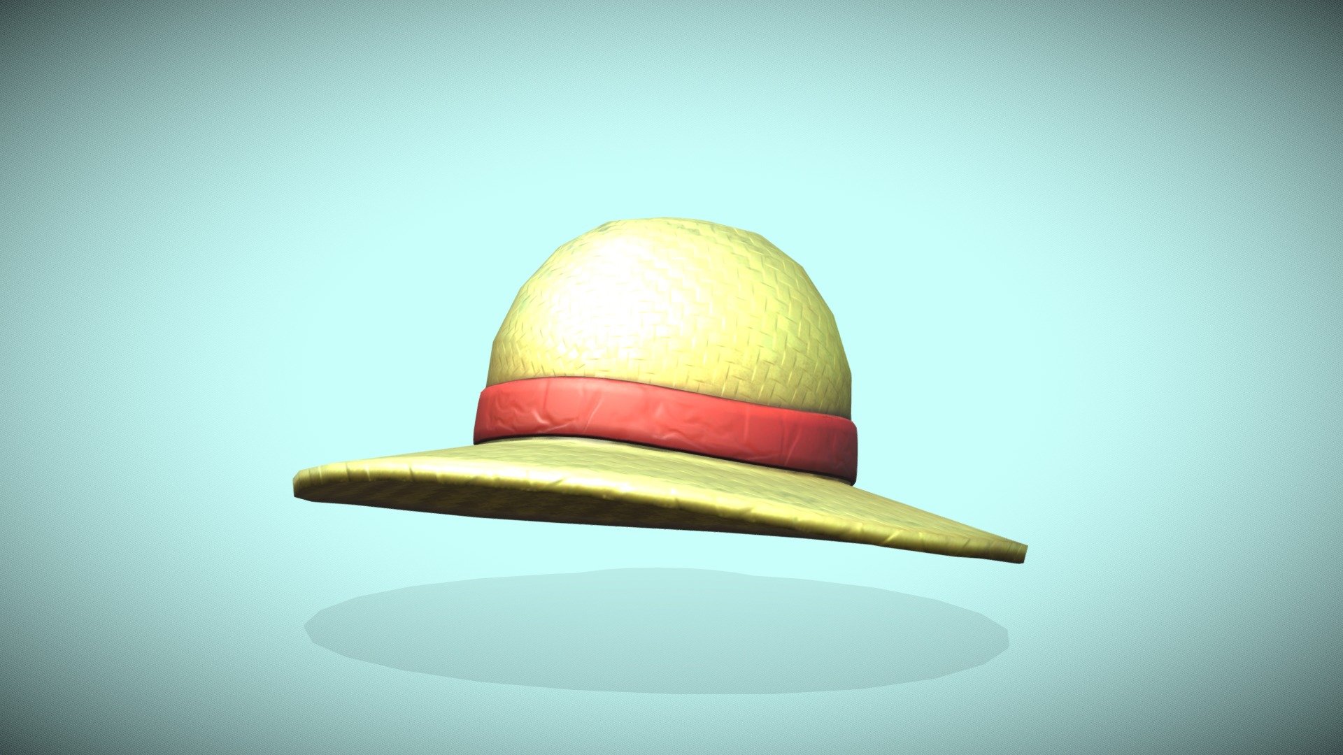 Anime Straw Hat - 3D model by Sonsss [c75a686] - Sketchfab