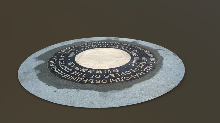 Genf UNO Bronzegussplatte 160 kg – Modello 3D gratuito STL