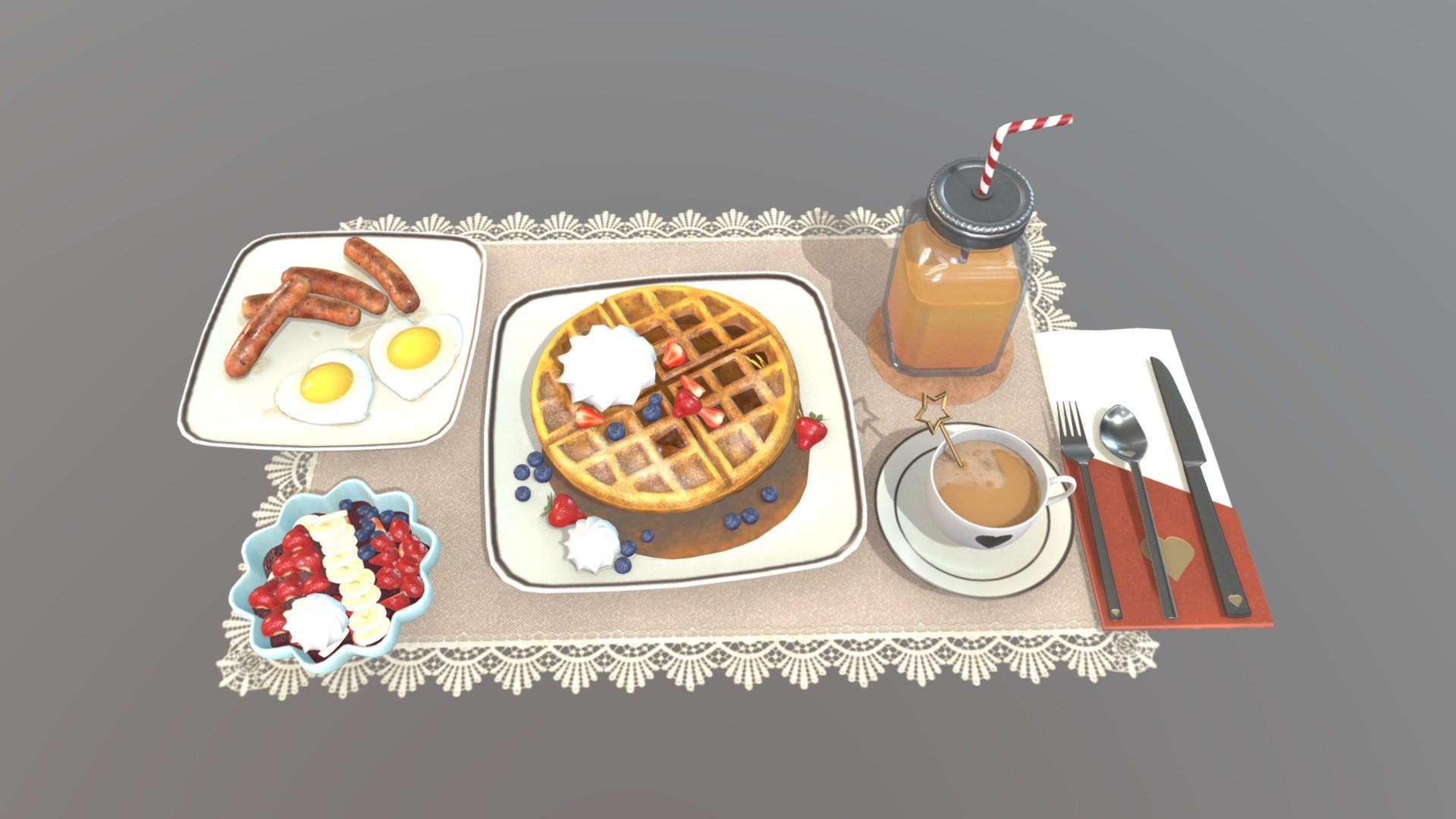 Breakfast special Download Free 3D model by Chenchanchong c75bf71 Breakfast special Download Free 3D model by Chenchanchong c75bf71