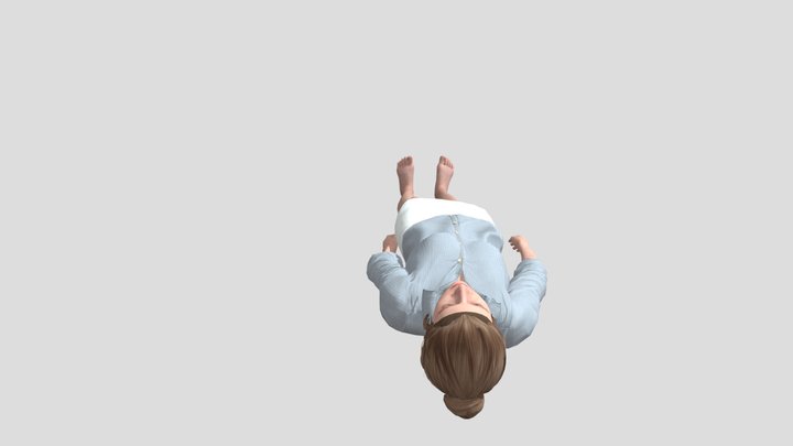 Sandra Sleeping ECG 3D Model