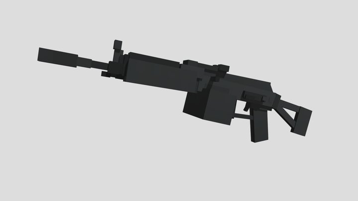 Modified Akm (LMG) 3D Model