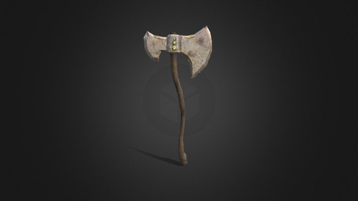 Old Aged Axe 3D Model