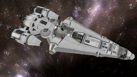 Star Cruiser Bishop 3D Model