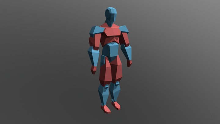 Muscle Reference Mannequin 3D Model