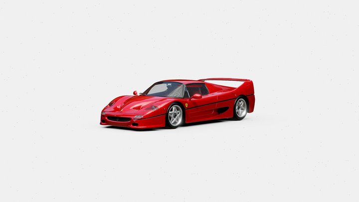 Ferrari F50 1995 | www.vecarz.com – Modelo 3D gratuito STL