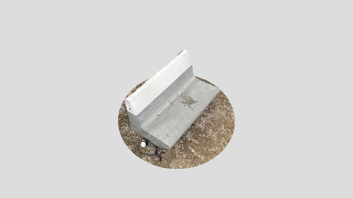 Bench Scan in Sagres Portugal 3D Model