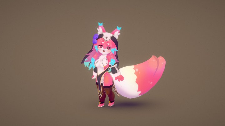 Virtuber_Rosetta 3D Model