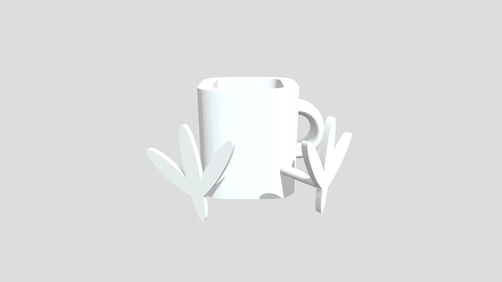 Taza Pollo 3D Model