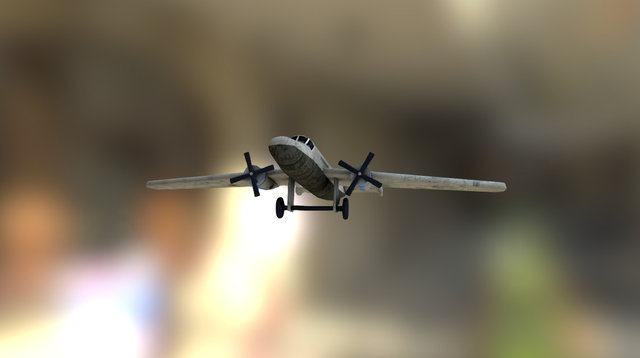 Toy Airplane 3D Model