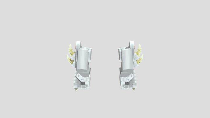 Dragon Rider Gauntlets 3D Model