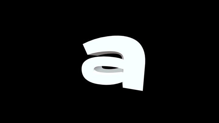 Letra A 3D Model
