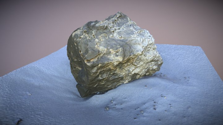 Catacombed Rock 3D Model