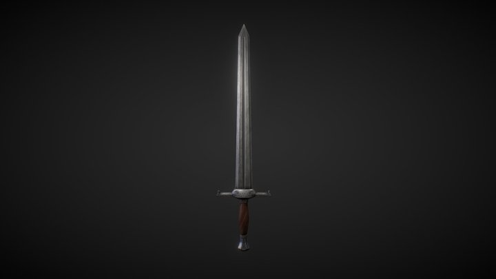 Iron Sword 3D Model