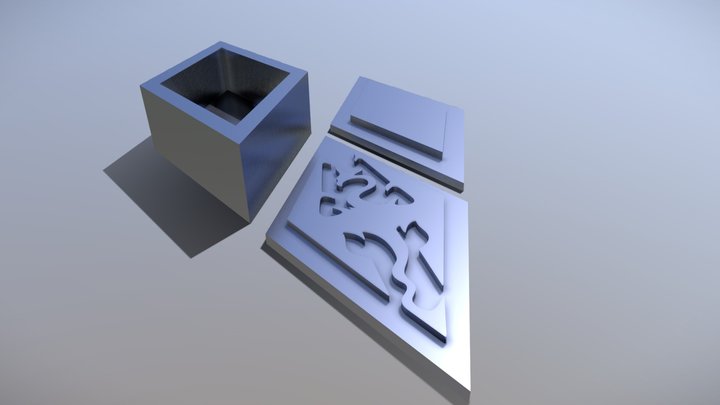 Dragonborn Box from Skyrim 3D Print