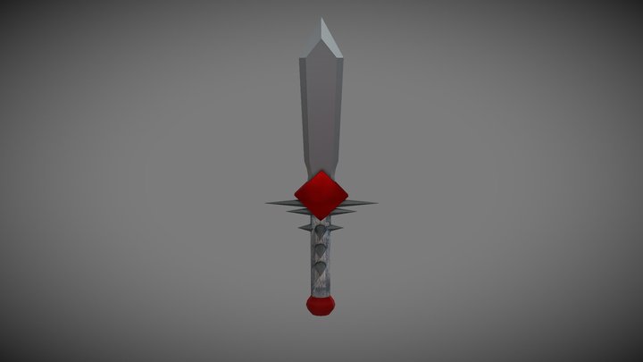 Sword Textured 3D Model