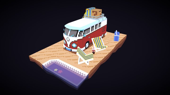 Volkswagen T1 3D Model