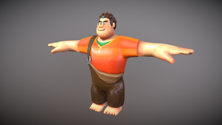 Ralph - Wreck-It Ralph 3D Model