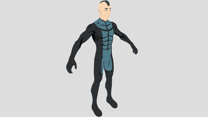 Mark_ Mohawk_invincible 3D Model