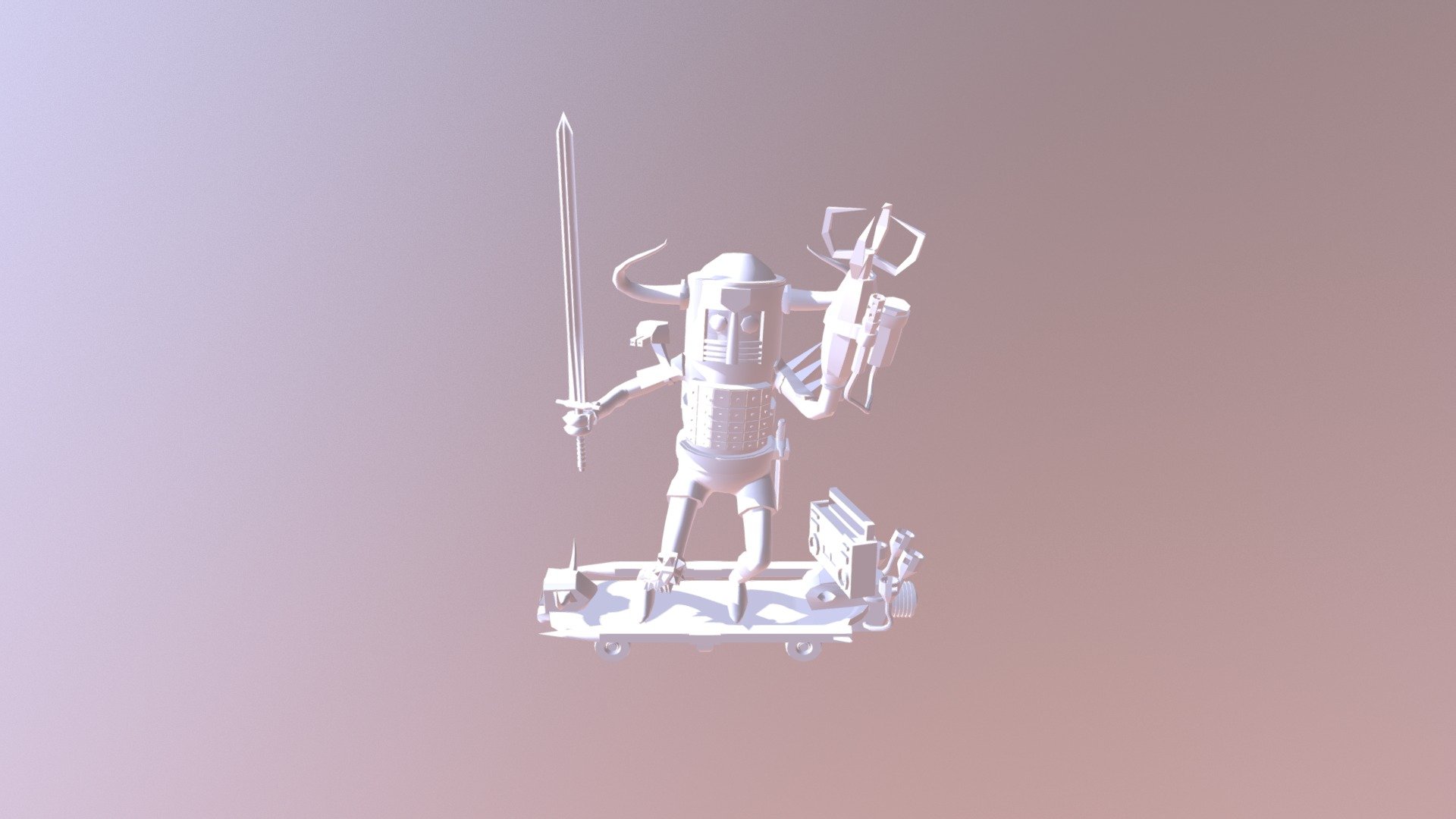 Pinkguy - 3D model by mattpear [c7666d2] - Sketchfab