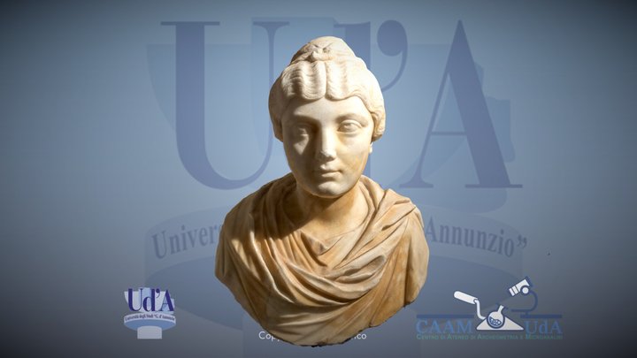 Busto Ritratto Femminile 1 3D Model