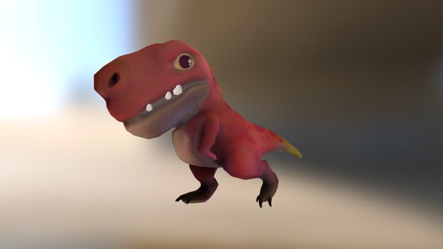Baby dino walk 3D Model
