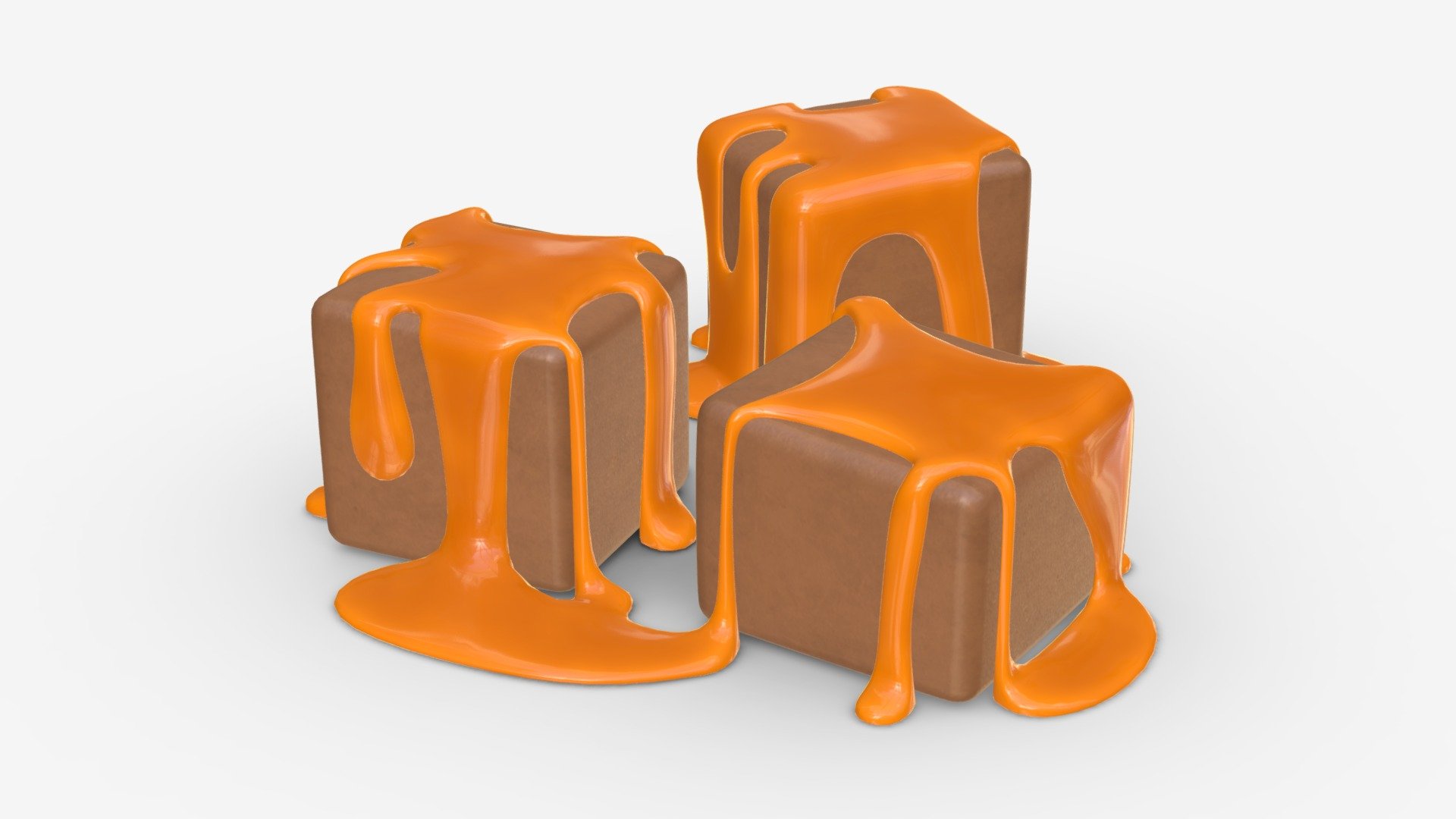Candy with caramel 01 Buy Royalty Free 3D model by HQ3DMOD (AivisAstics) [c76aac8