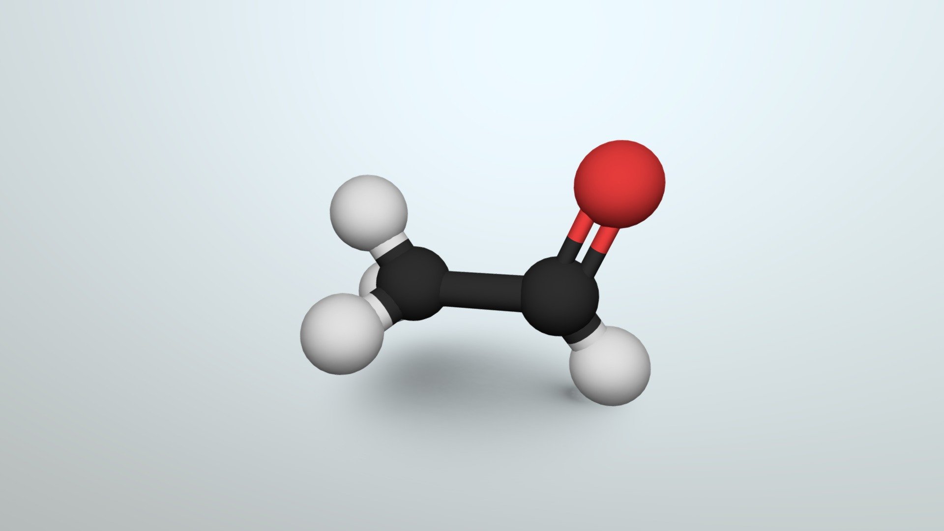 Acetaldehyde C8H8O or C6H5COCH3 - 3D model by Learning Pitch ...