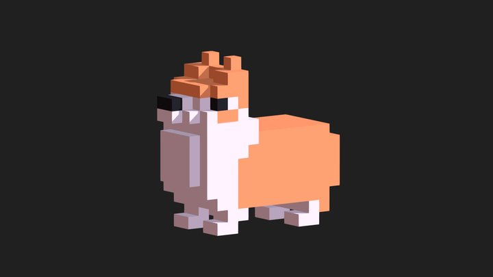 Corgi 3D Model