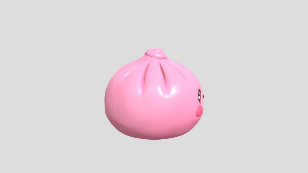 pink squishy dumpling
