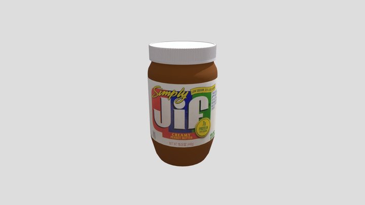 Peanut Butter 3D Model