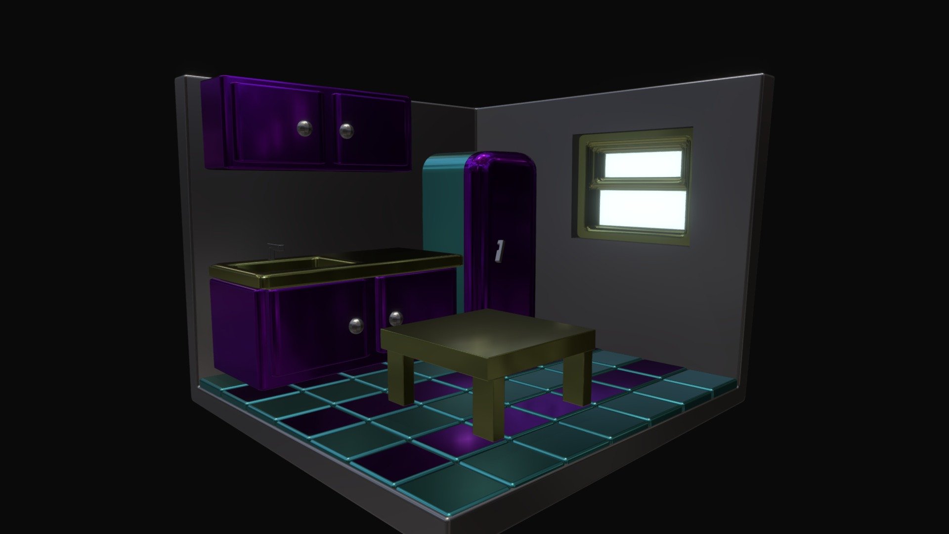 Isometric Kitchen Room - Download Free 3D model by ahmedelhirch405 ...