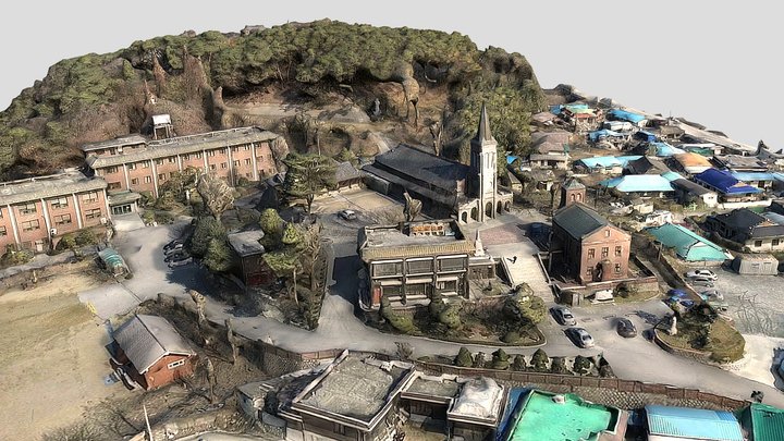 Nabawi Shrine, Iksan (나바위성당) 3D Model