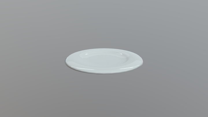 Plate Model 3D Model